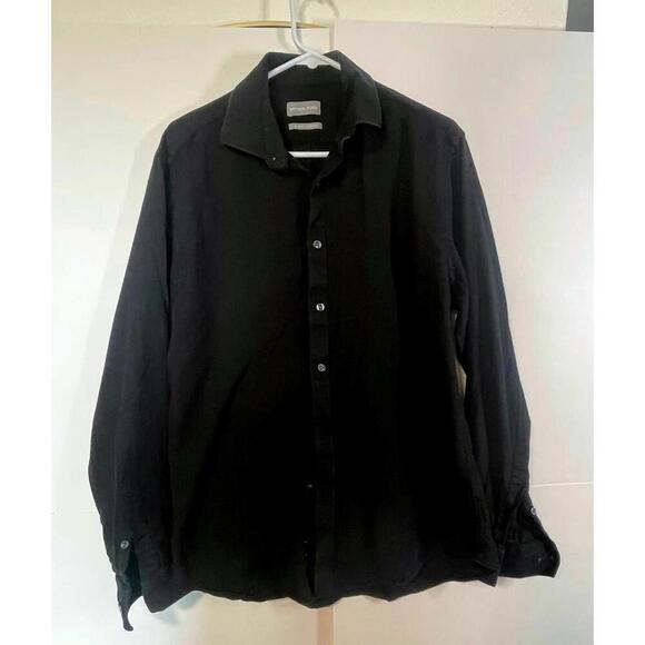 Michael Kors Men's Slim Fit Stretch Button-Up Shirt Size L - Picture 1 of 9